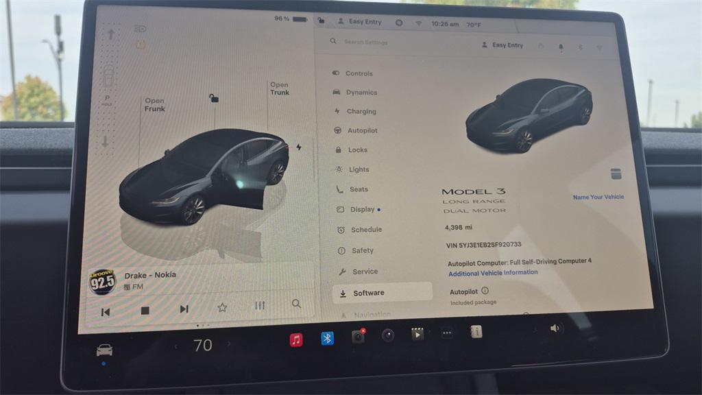 used 2025 Tesla Model 3 car, priced at $39,991