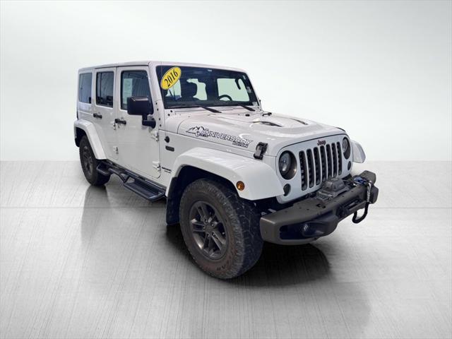 used 2016 Jeep Wrangler Unlimited car, priced at $16,097
