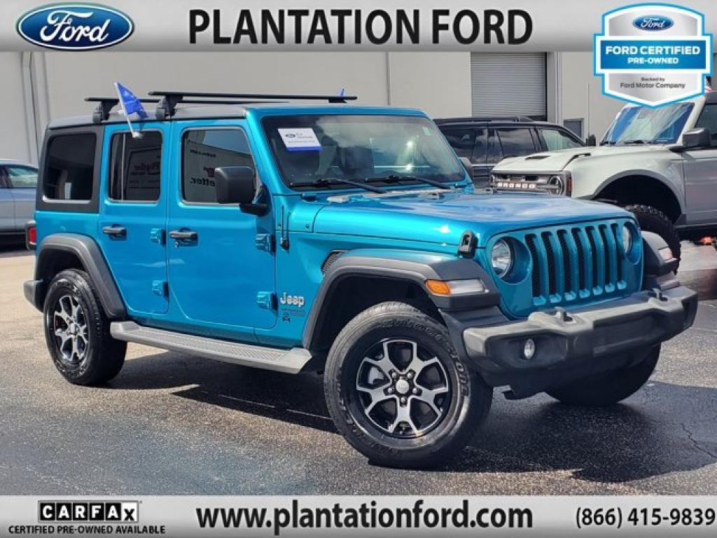 used 2020 Jeep Wrangler Unlimited car, priced at $23,991