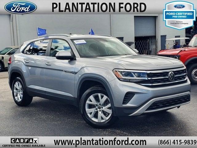 used 2021 Volkswagen Atlas Cross Sport car, priced at $16,991
