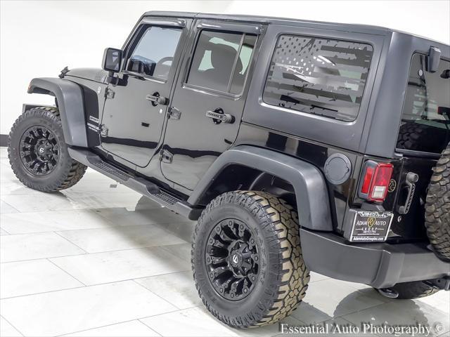 used 2015 Jeep Wrangler Unlimited car, priced at $18,424
