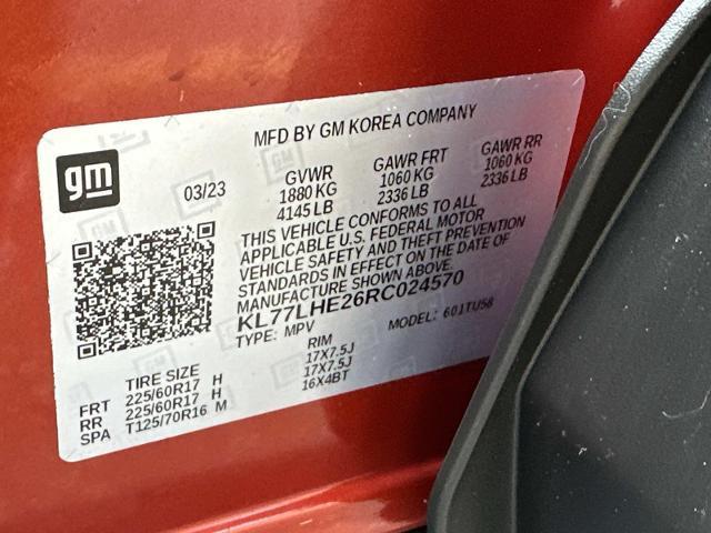 used 2024 Chevrolet Trax car, priced at $22,496