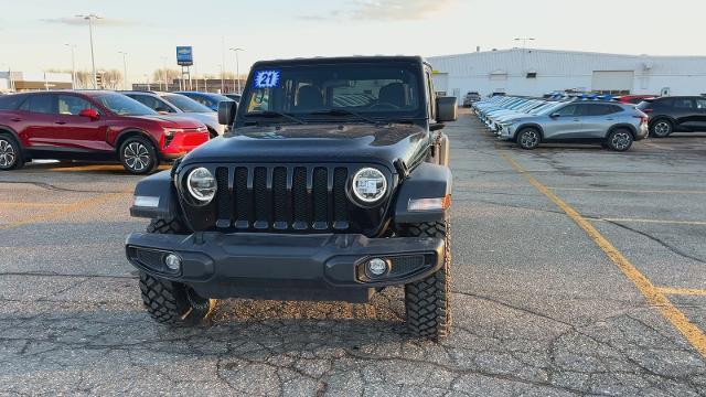 used 2021 Jeep Wrangler Unlimited car, priced at $28,796