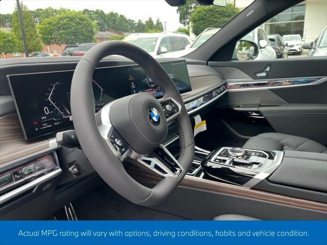 new 2025 BMW 740 car, priced at $103,225