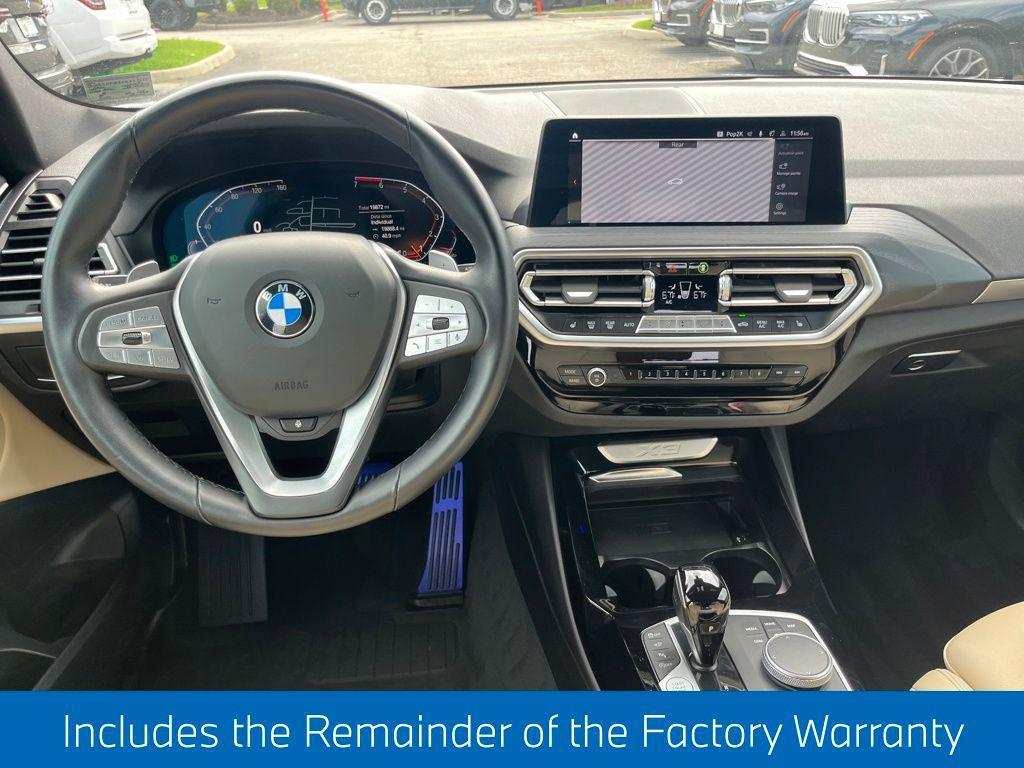 used 2023 BMW X3 car, priced at $40,175