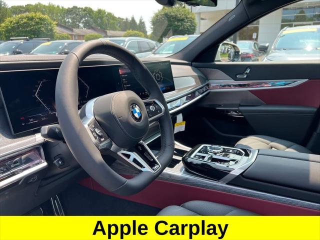 new 2025 BMW 740 car, priced at $100,945