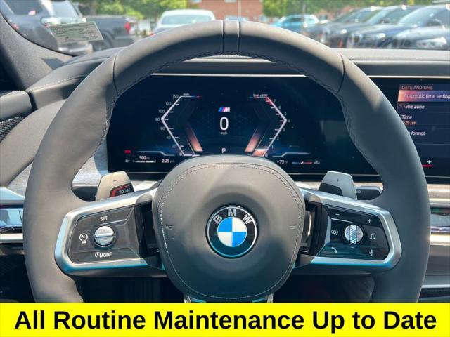 new 2025 BMW 740 car, priced at $100,945