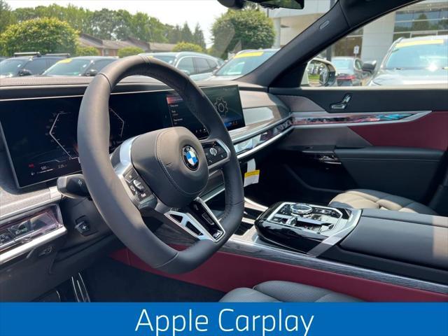 new 2025 BMW 740 car, priced at $100,945