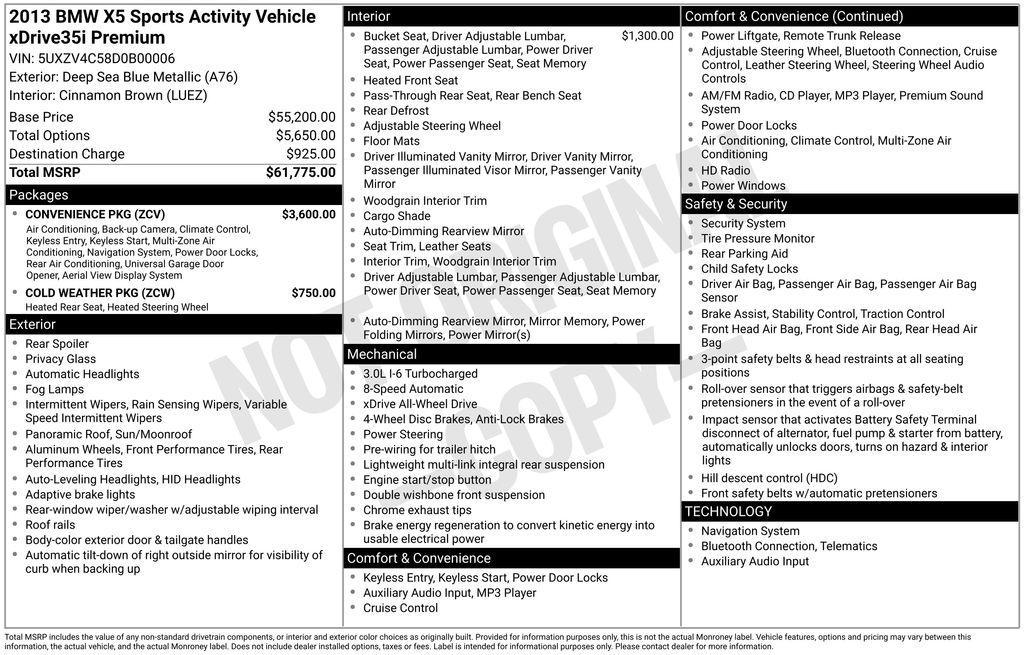 used 2013 BMW X5 car, priced at $10,995