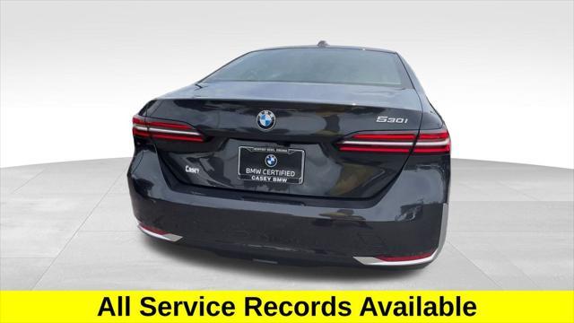 used 2024 BMW 530 car, priced at $47,995