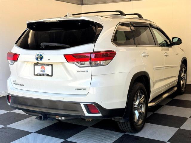 used 2018 Toyota Highlander Hybrid car, priced at $21,500