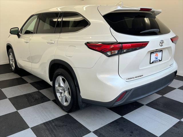 used 2021 Toyota Highlander car, priced at $23,900