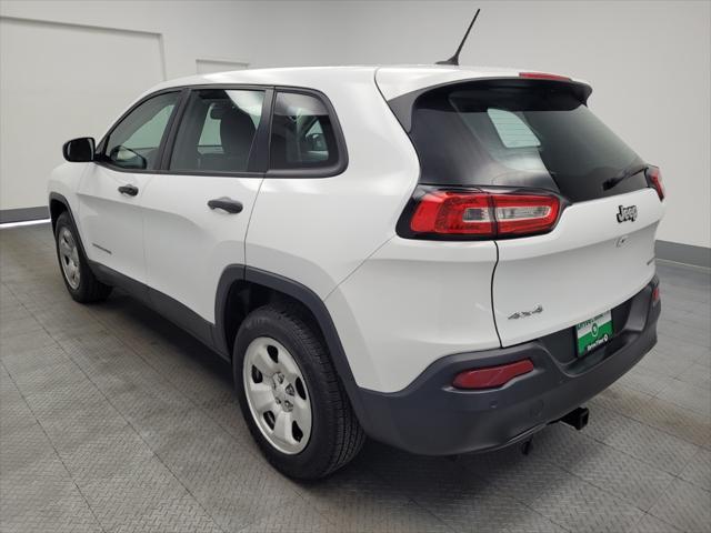 used 2017 Jeep Cherokee car, priced at $16,595