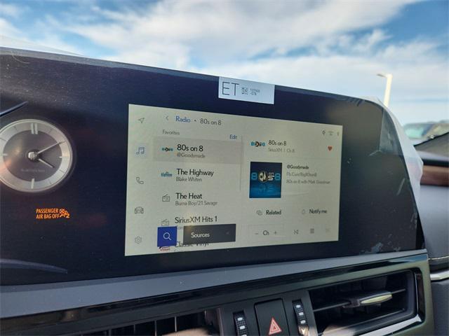 new 2025 Lexus ES 350 car, priced at $48,184