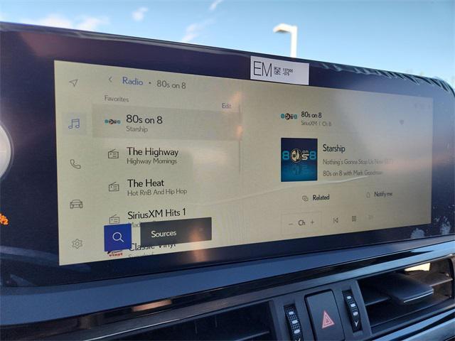 new 2025 Lexus ES 350 car, priced at $50,594