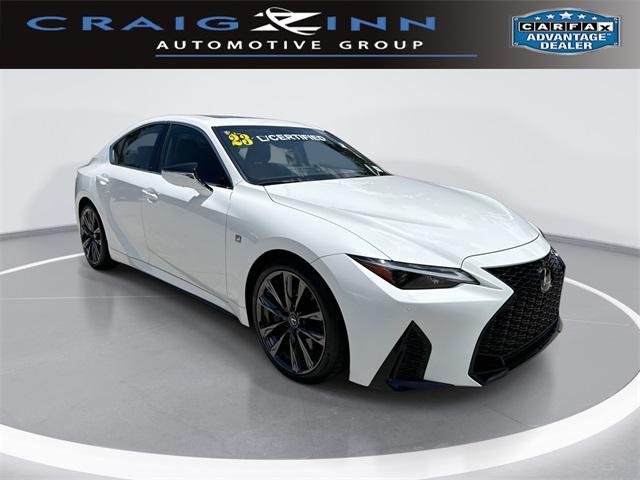 used 2023 Lexus IS 350 car, priced at $42,998