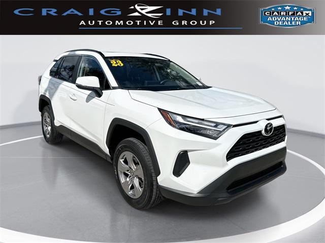 used 2023 Toyota RAV4 car, priced at $27,500