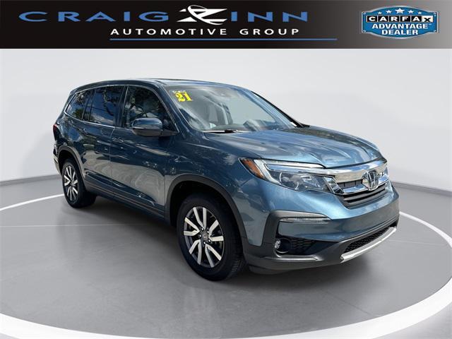 used 2021 Honda Pilot car, priced at $25,498