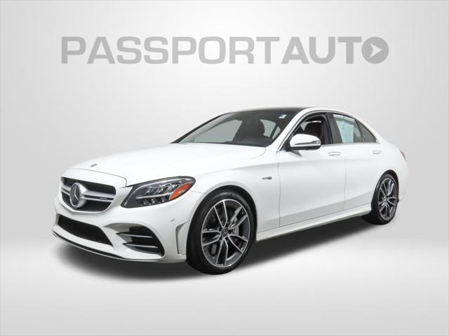 used 2021 Mercedes-Benz AMG C 43 car, priced at $40,495