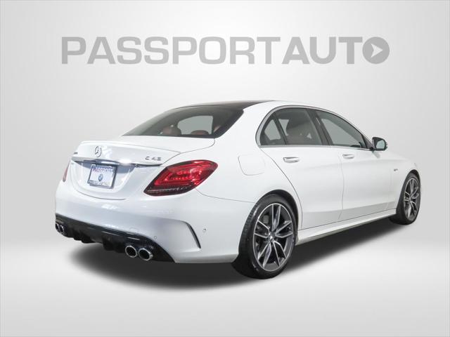 used 2021 Mercedes-Benz AMG C 43 car, priced at $40,495