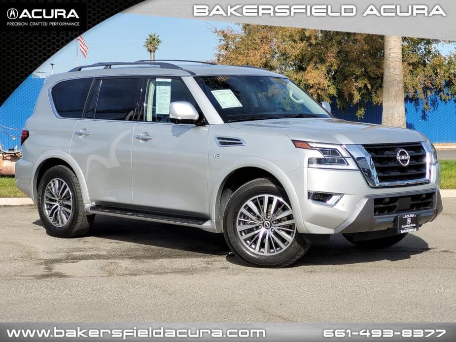 used 2022 Nissan Armada car, priced at $38,500