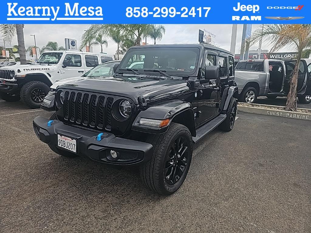 used 2022 Jeep Wrangler Unlimited 4xe car, priced at $33,547