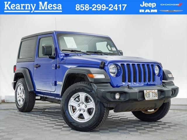 used 2020 Jeep Wrangler car, priced at $25,079