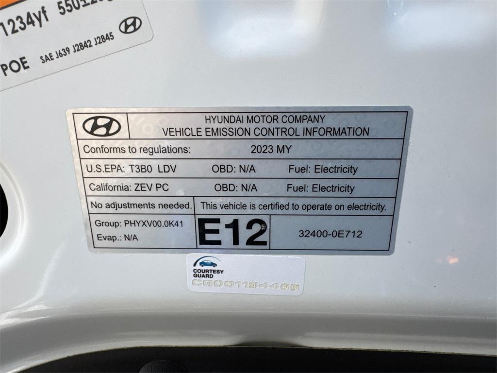 used 2023 Hyundai Kona EV car, priced at $18,542