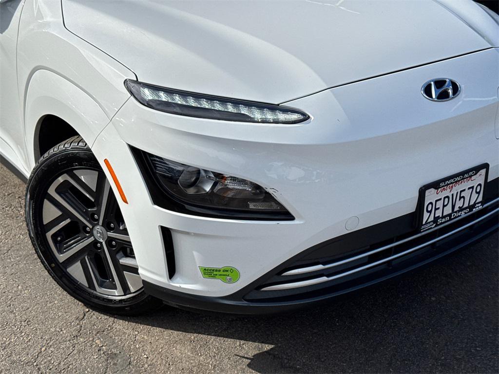 used 2023 Hyundai Kona EV car, priced at $18,542