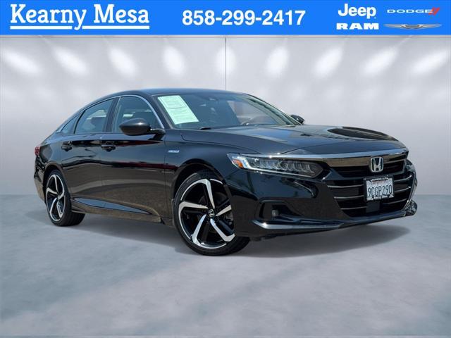 used 2022 Honda Accord Hybrid car, priced at $25,995
