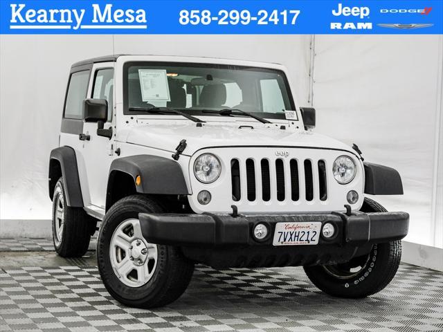 used 2017 Jeep Wrangler car, priced at $18,995