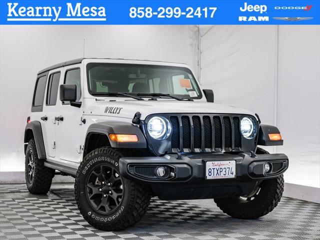 used 2021 Jeep Wrangler car, priced at $32,947