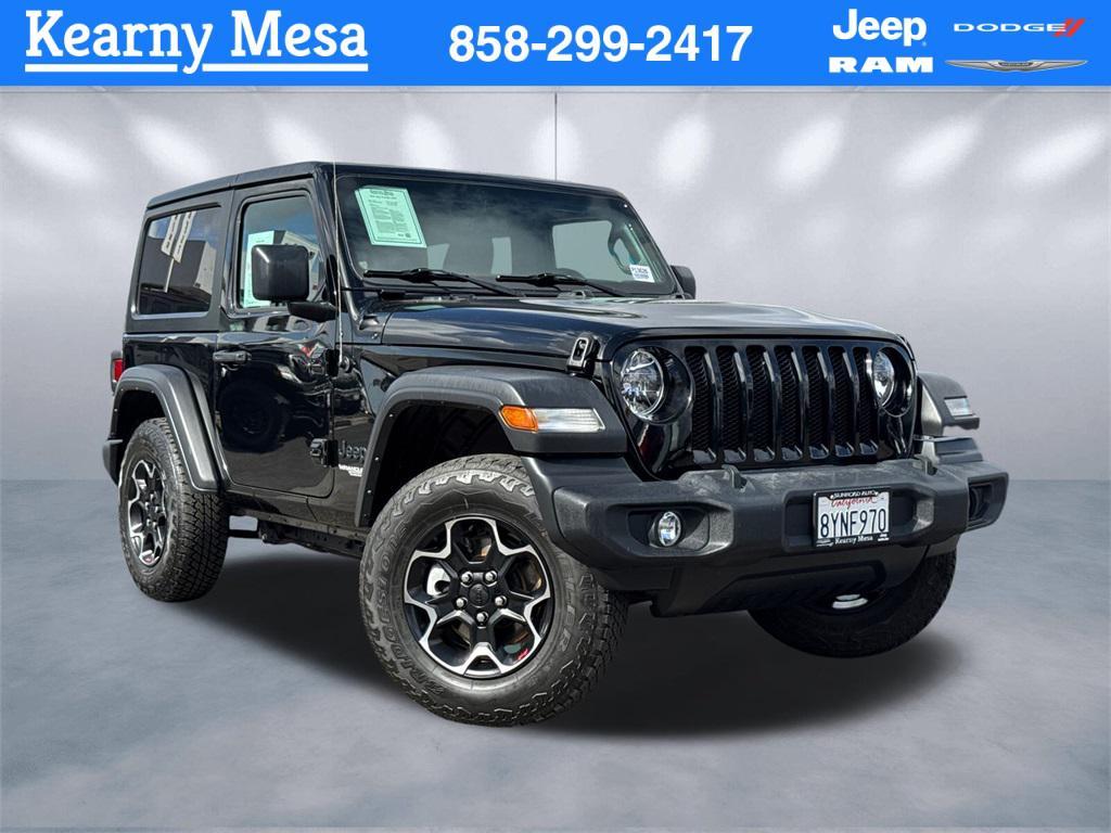 used 2021 Jeep Wrangler car, priced at $26,947