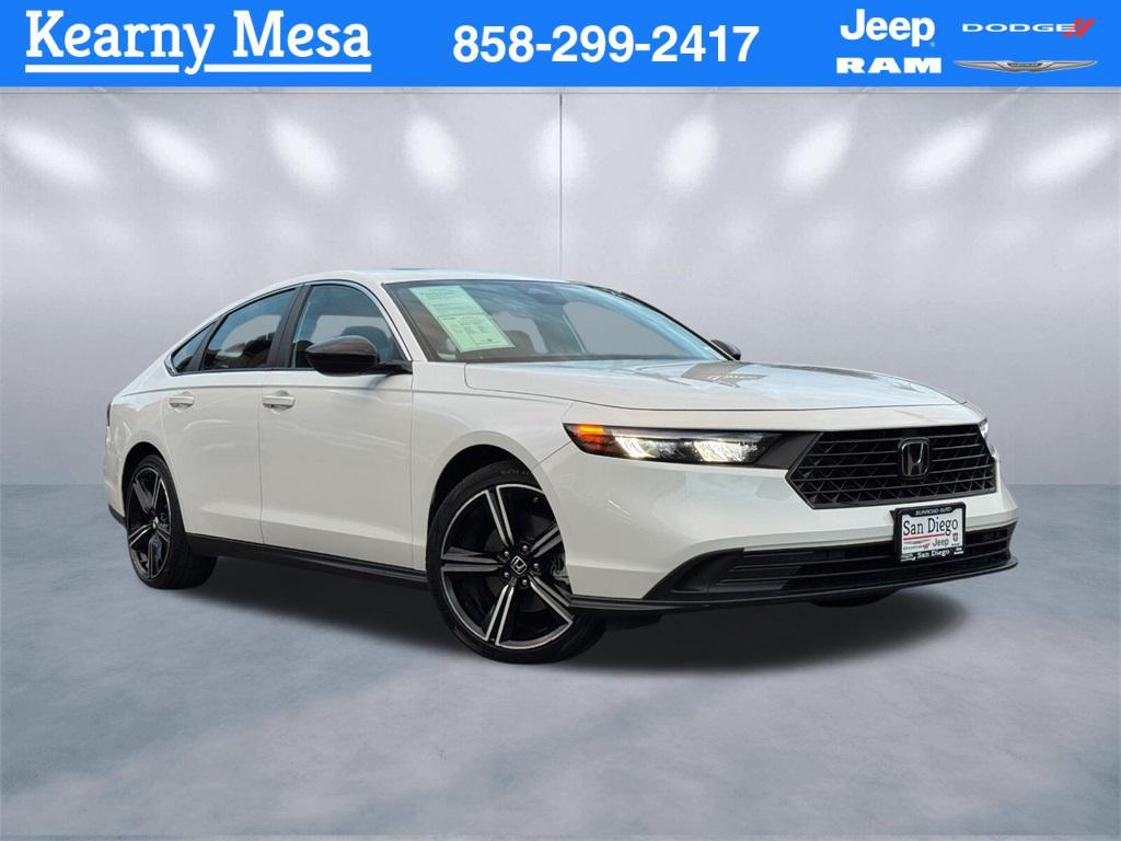 used 2024 Honda Accord Hybrid car, priced at $27,588
