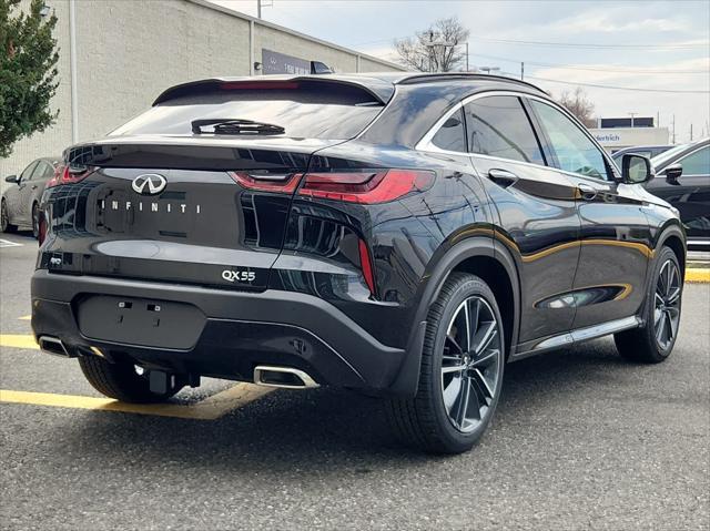 new 2025 INFINITI QX55 car, priced at $57,645