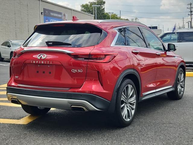 used 2021 INFINITI QX50 car, priced at $31,621