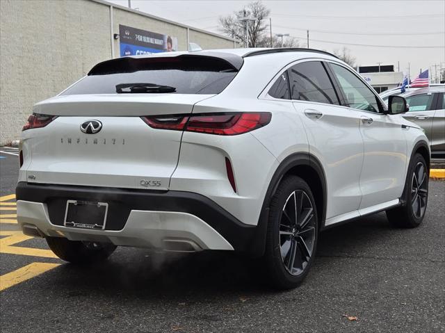 new 2025 INFINITI QX55 car, priced at $58,080