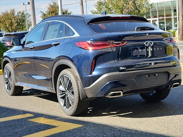 new 2025 INFINITI QX55 car, priced at $52,085