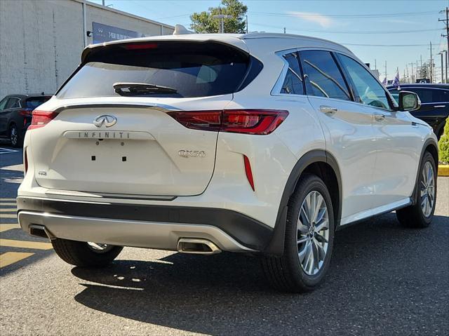 new 2025 INFINITI QX50 car, priced at $49,545