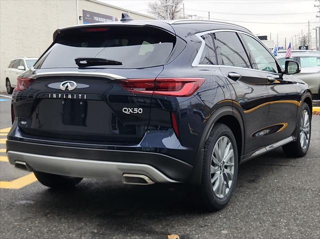 new 2025 INFINITI QX50 car, priced at $49,270