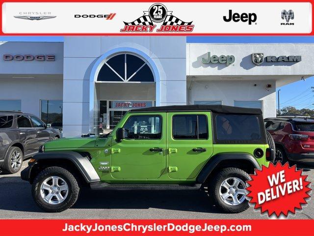 used 2019 Jeep Wrangler Unlimited car, priced at $22,500