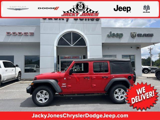 used 2018 Jeep Wrangler Unlimited car, priced at $21,900