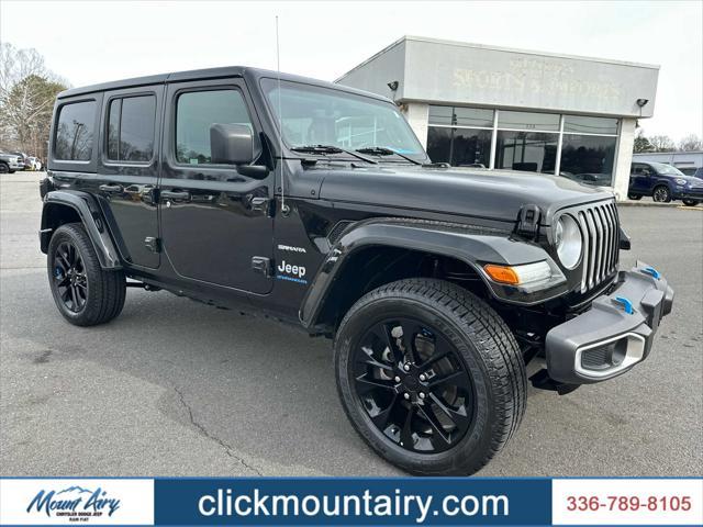 used 2023 Jeep Wrangler 4xe car, priced at $29,697