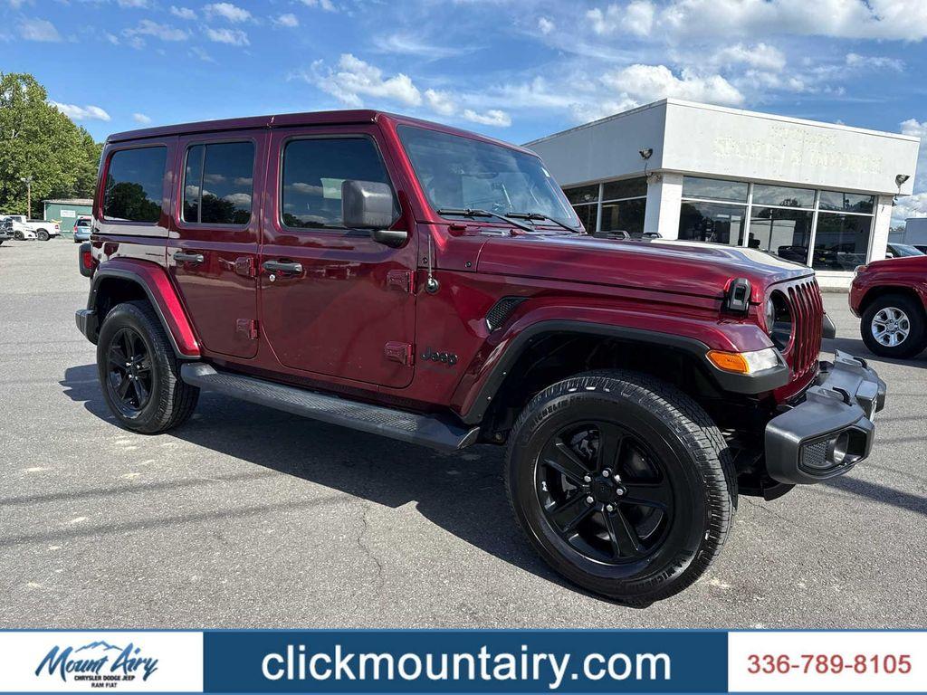 used 2021 Jeep Wrangler Unlimited car, priced at $26,697