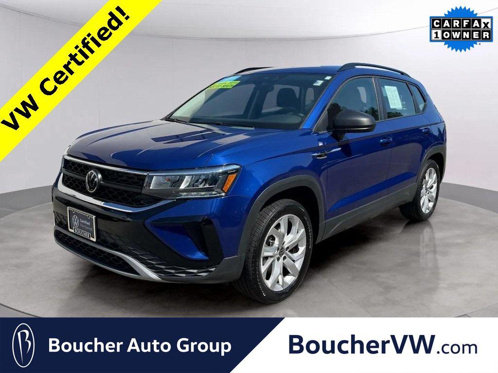 used 2023 Volkswagen Taos car, priced at $21,155