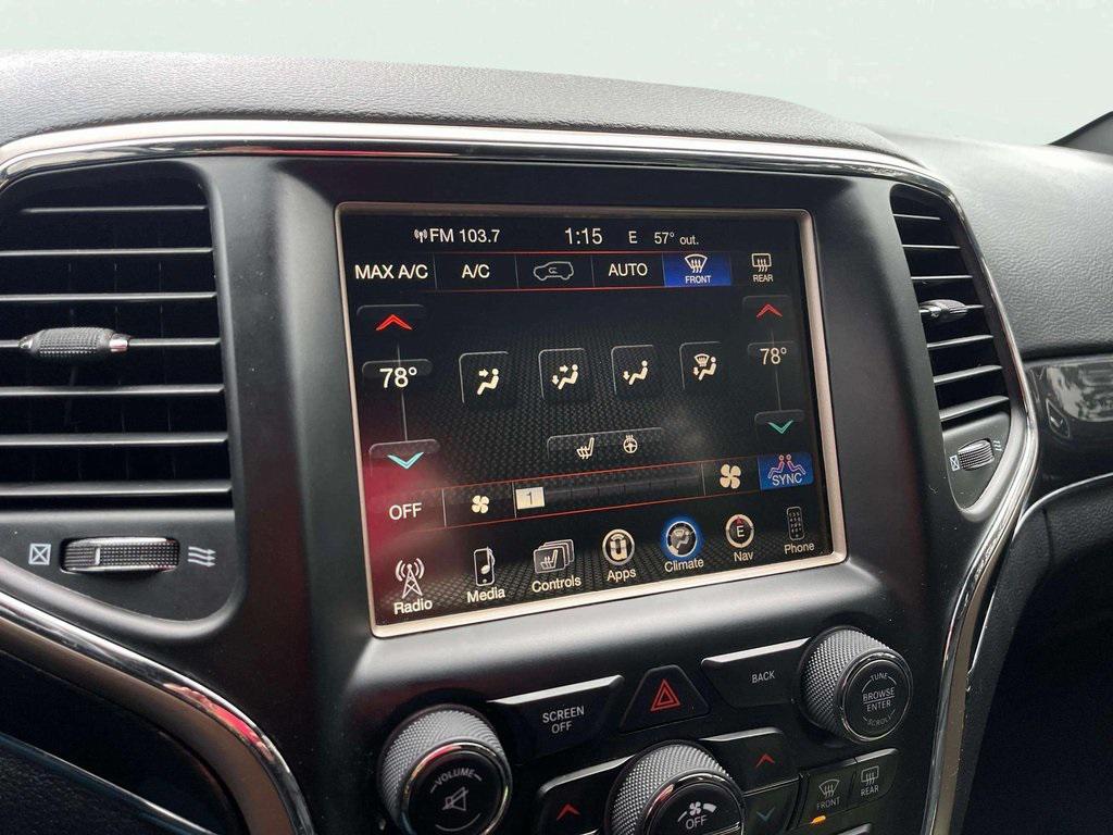 used 2017 Jeep Grand Cherokee car, priced at $16,418