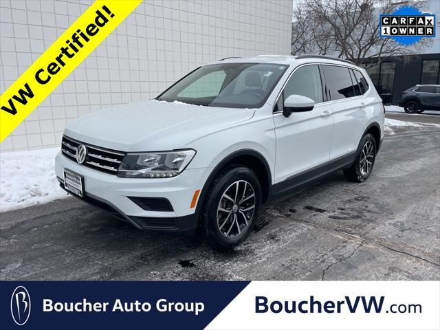 used 2021 Volkswagen Tiguan car, priced at $22,751