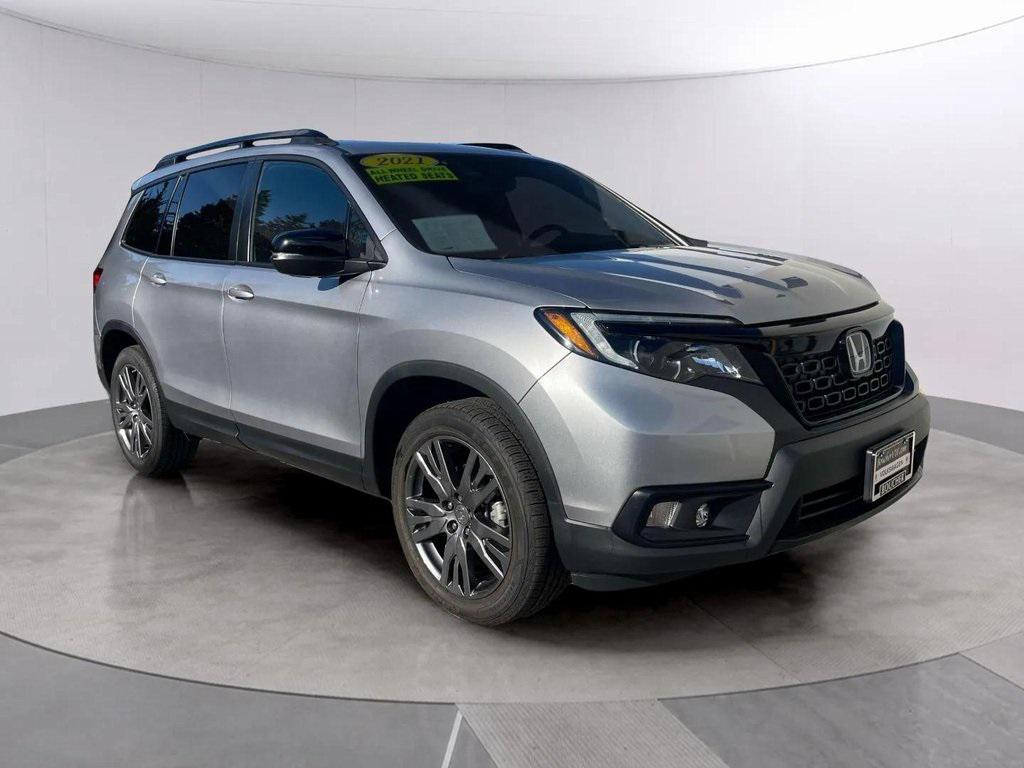 used 2021 Honda Passport car, priced at $25,652