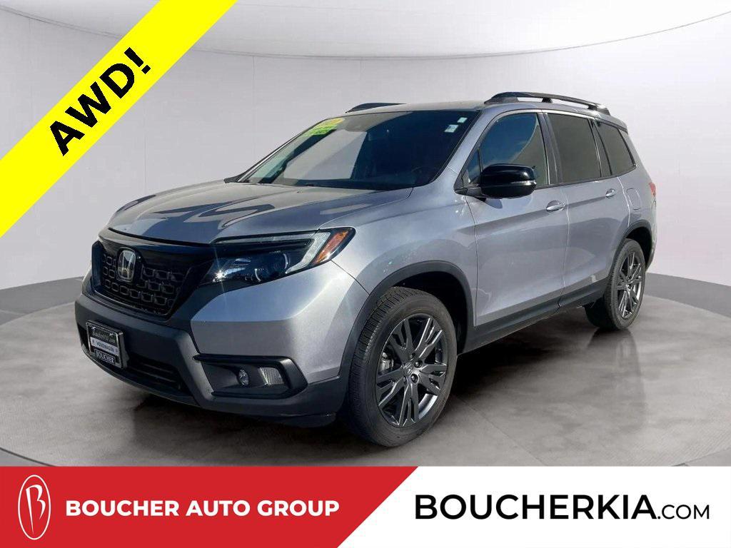 used 2021 Honda Passport car, priced at $25,652