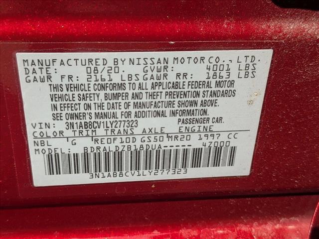 used 2020 Nissan Sentra car, priced at $12,991